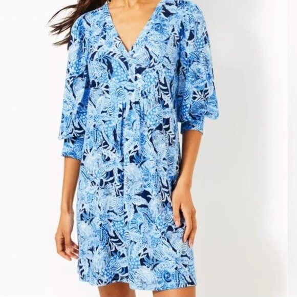 Lilly Pulitzer Dresses & Skirts - Lilly Pulitzer Cass Floral Cotton